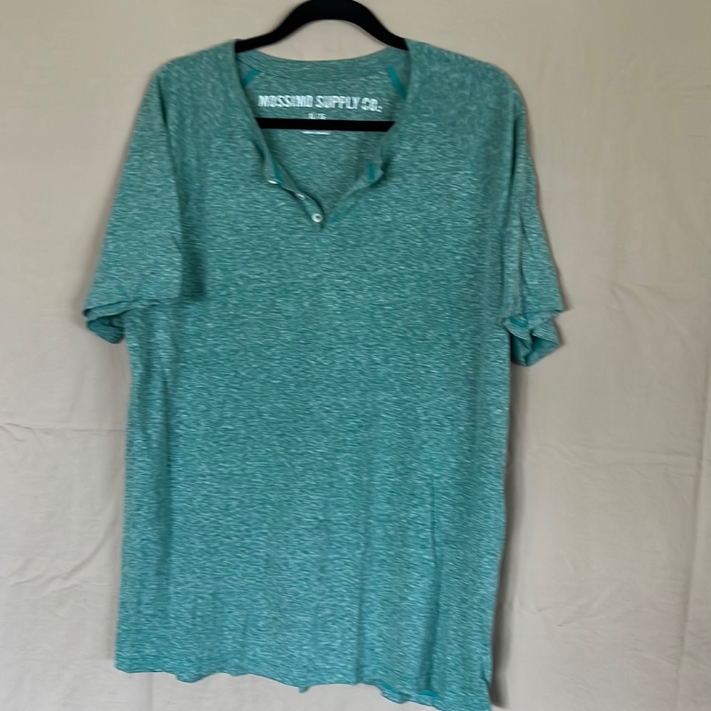 Mossimo green Henley, like new, size XL